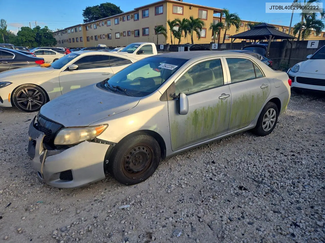 TOYOTA COROLLA 2009, VIN JTDBL40E299062222