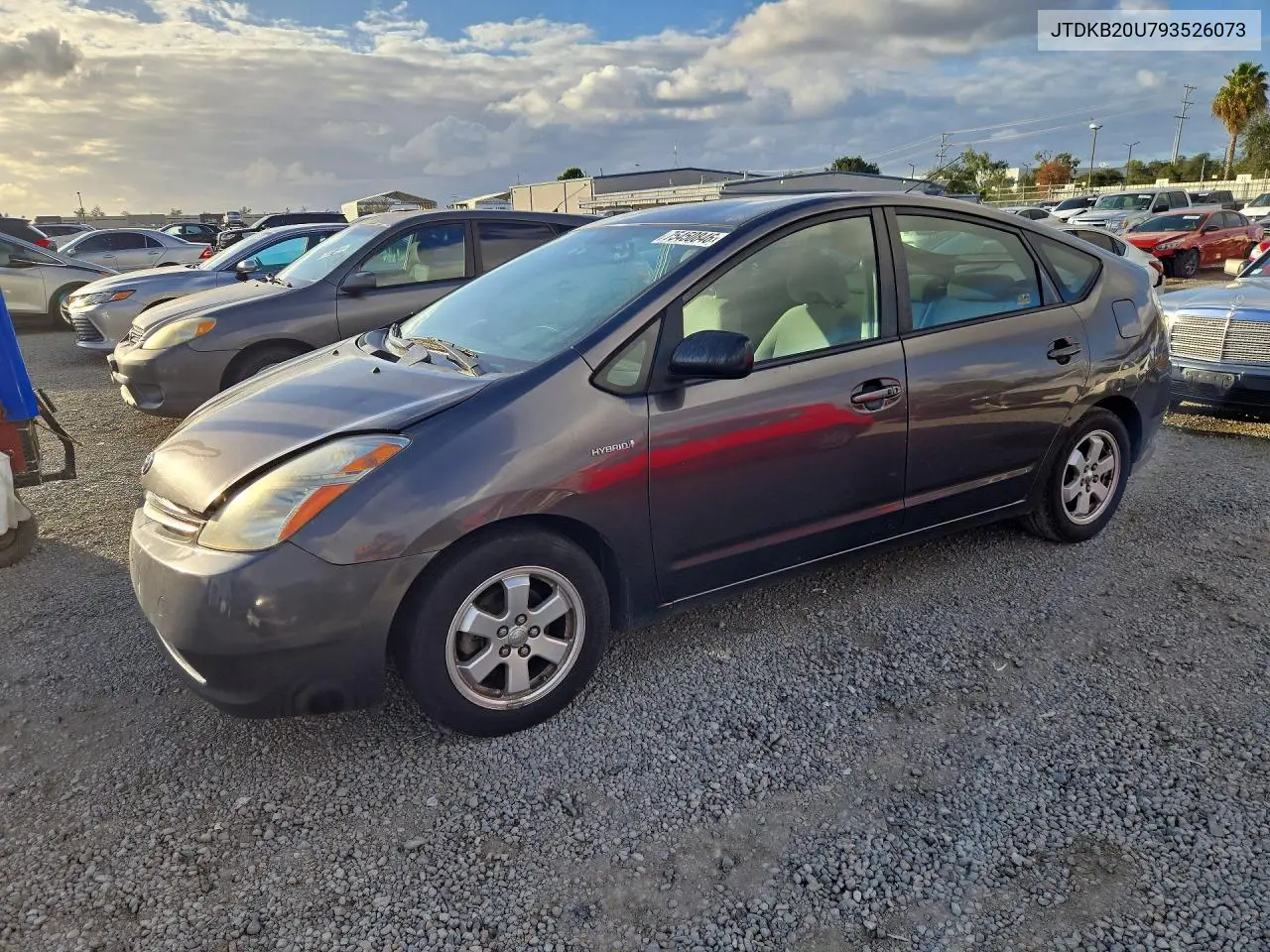 TOYOTA PRIUS 2009, VIN JTDKB20U793526073