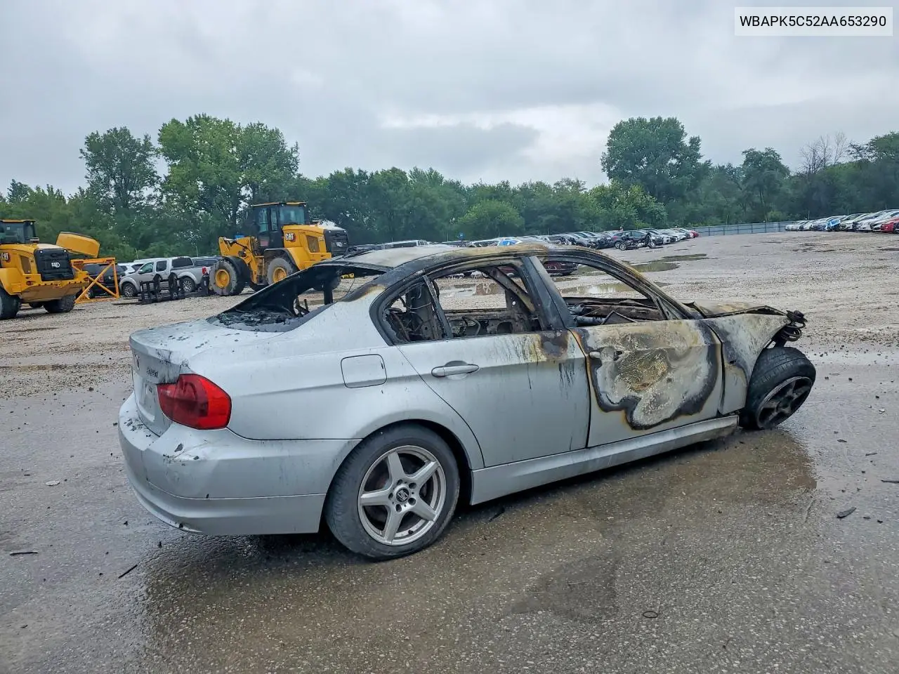 2010 BMW 3ER VIN WBAPK5C52AA653290 — фото 3