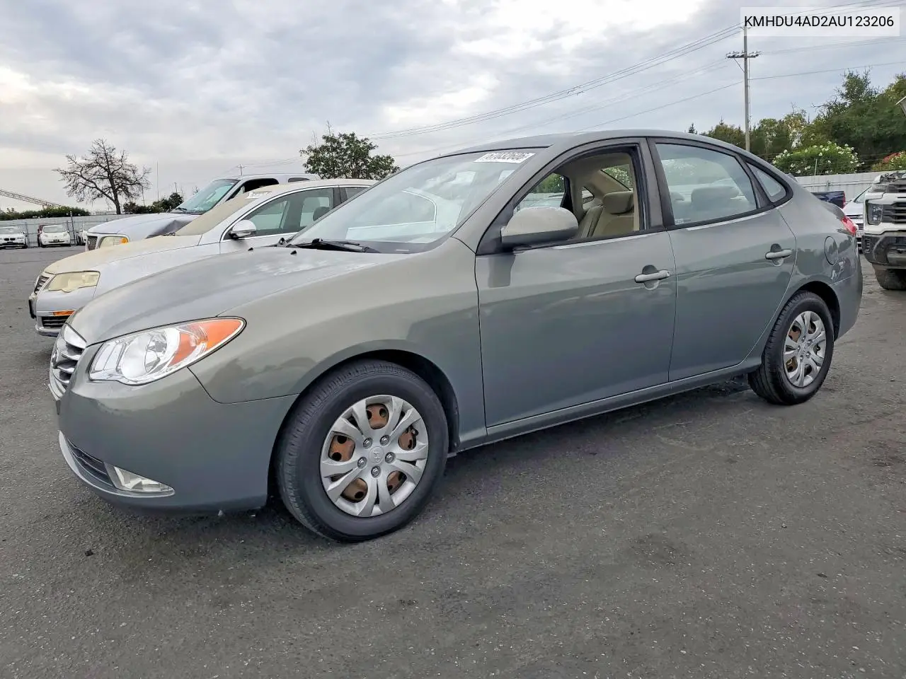 HYUNDAI ELANTRA 2010, VIN KMHDU4AD2AU123206