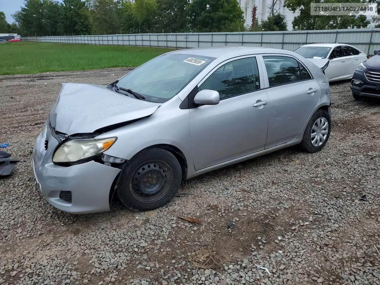 TOYOTA COROLLA 2010, VIN 2T1BU4EE1AC274498
