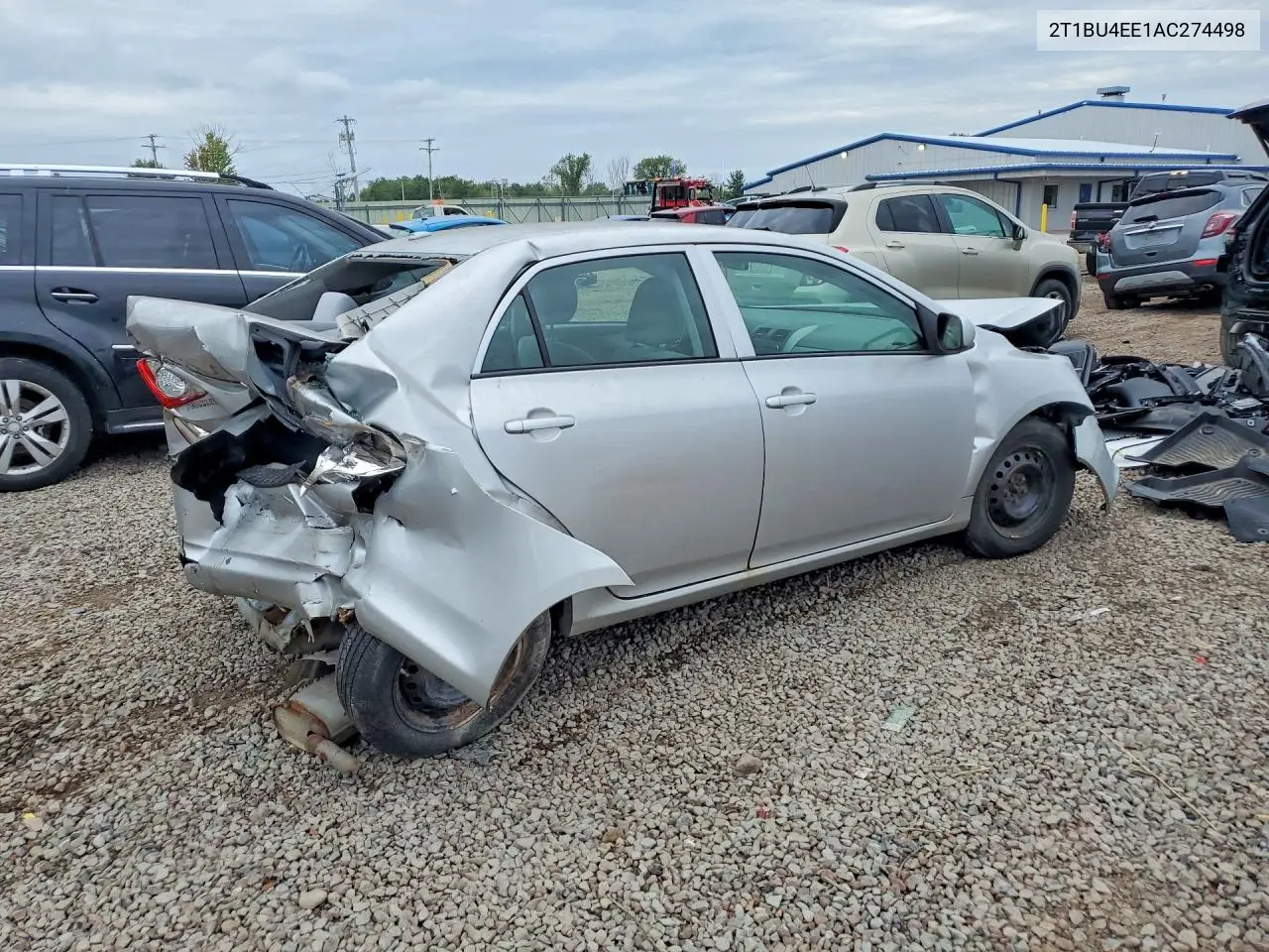 2010 TOYOTA COROLLA VIN 2T1BU4EE1AC274498 — фото 3