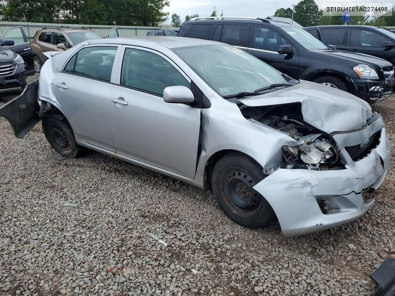 2010 TOYOTA COROLLA VIN 2T1BU4EE1AC274498 — фото 4