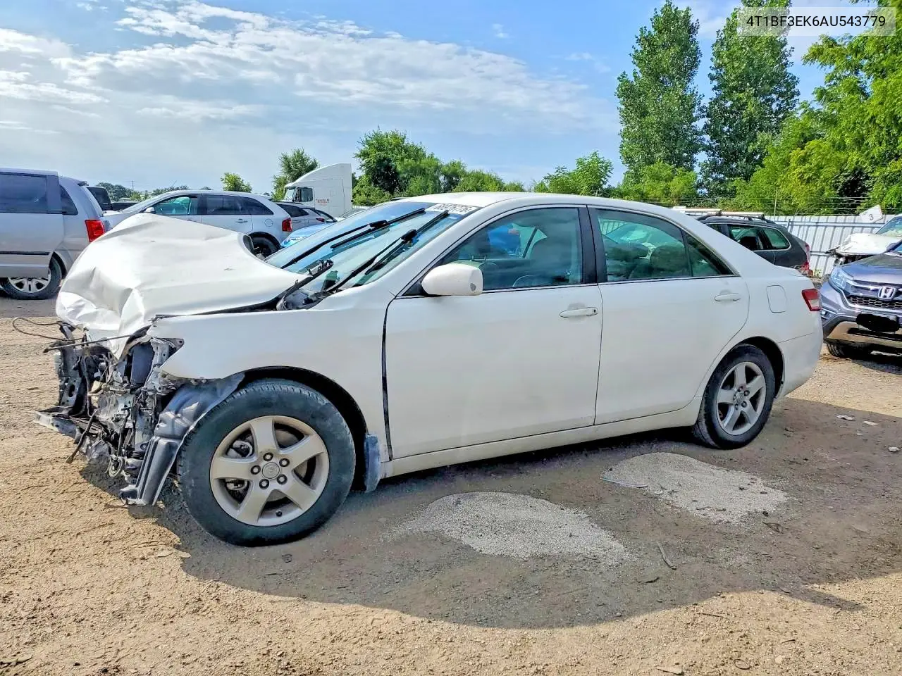 TOYOTA CAMRY 2010, VIN 4T1BF3EK6AU543779