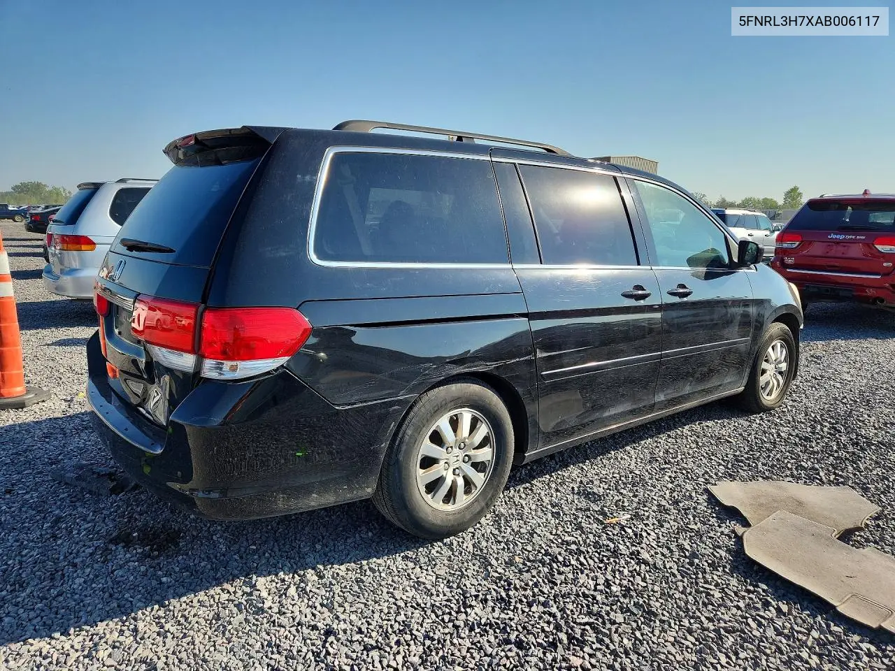 2010 HONDA ODYSSEY VIN 5FNRL3H7XAB006117 — фото 3