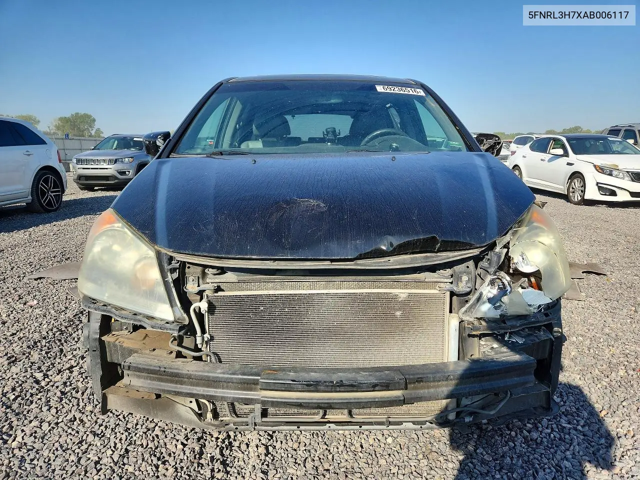 2010 HONDA ODYSSEY VIN 5FNRL3H7XAB006117 — фото 5