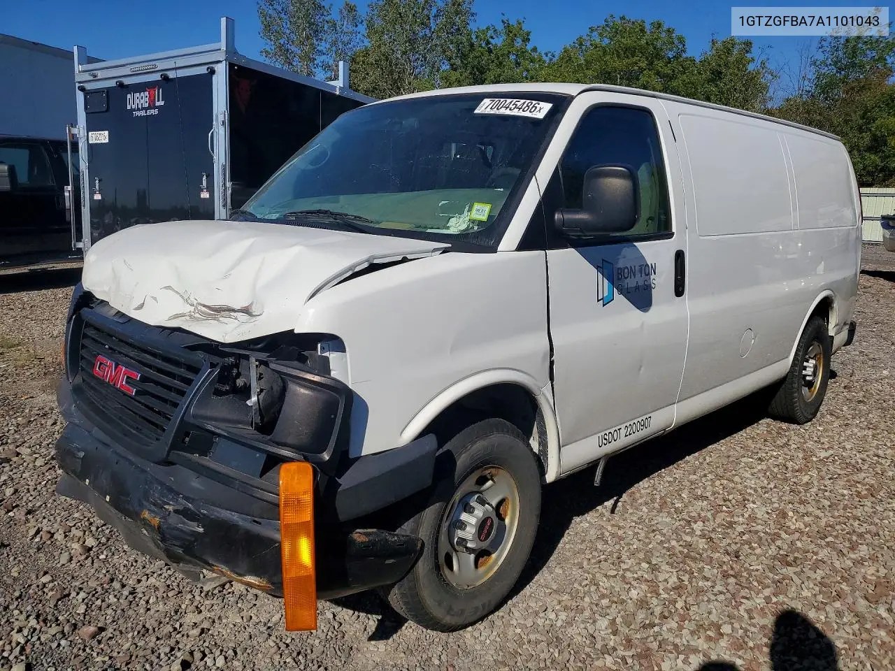 GMC SAVANA 2010, VIN 1GTZGFBA7A1101043