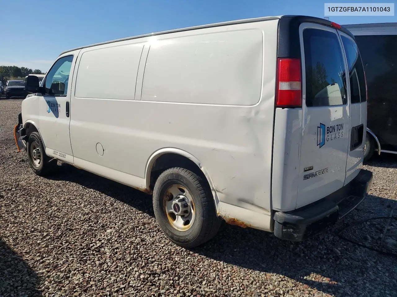 2010 GMC SAVANA VIN 1GTZGFBA7A1101043 — фото 2