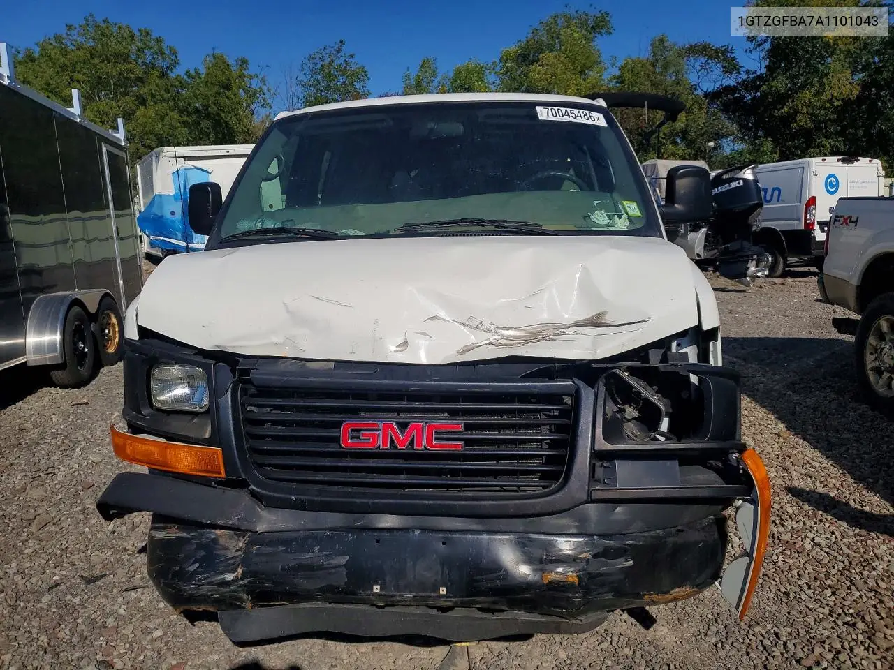 2010 GMC SAVANA VIN 1GTZGFBA7A1101043 — фото 5