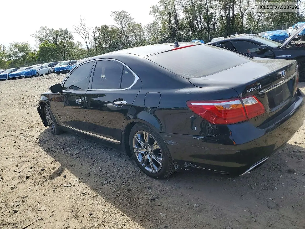 2010 LEXUS LS VIN JTHCL5EFXA5007393 — фото 2