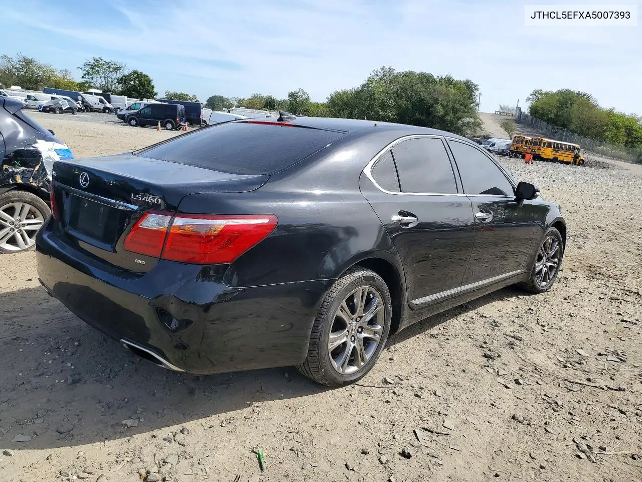 2010 LEXUS LS VIN JTHCL5EFXA5007393 — фото 3