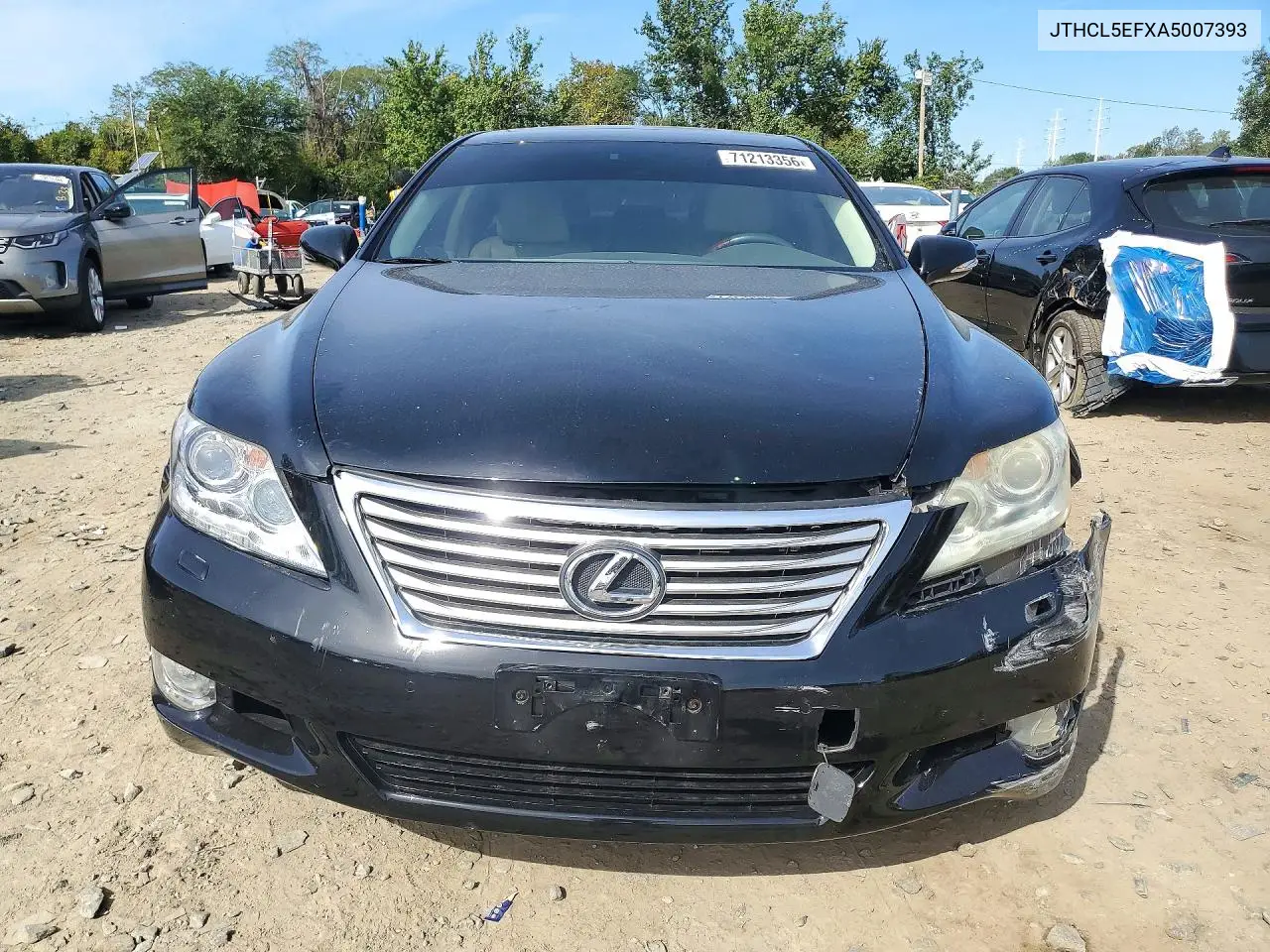 2010 LEXUS LS VIN JTHCL5EFXA5007393 — фото 5