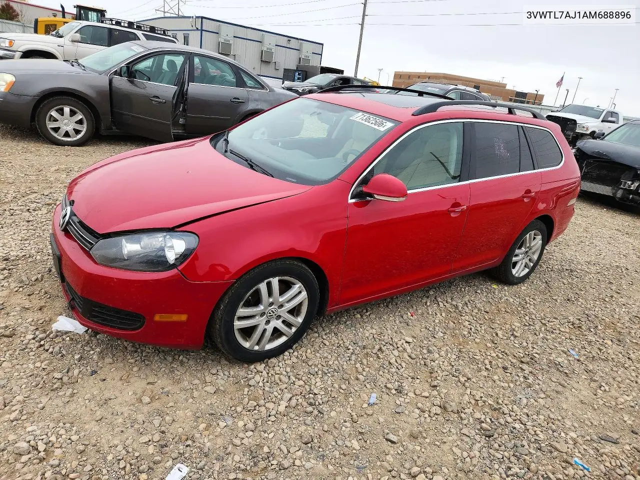 VOLKSWAGEN JETTA 2010, VIN 3VWTL7AJ1AM688896