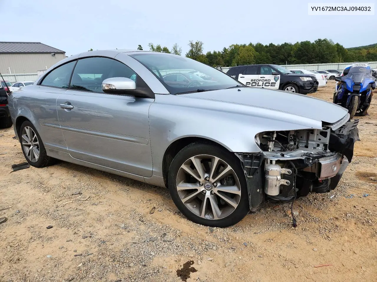 2010 VOLVO C70 VIN YV1672MC3AJ094032 — фото 4