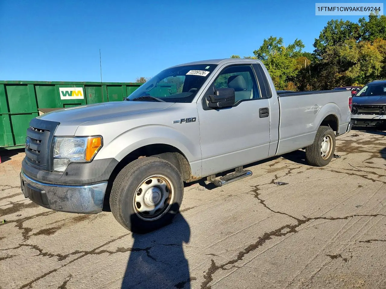 FORD F-150 2010, VIN 1FTMF1CW9AKE69244