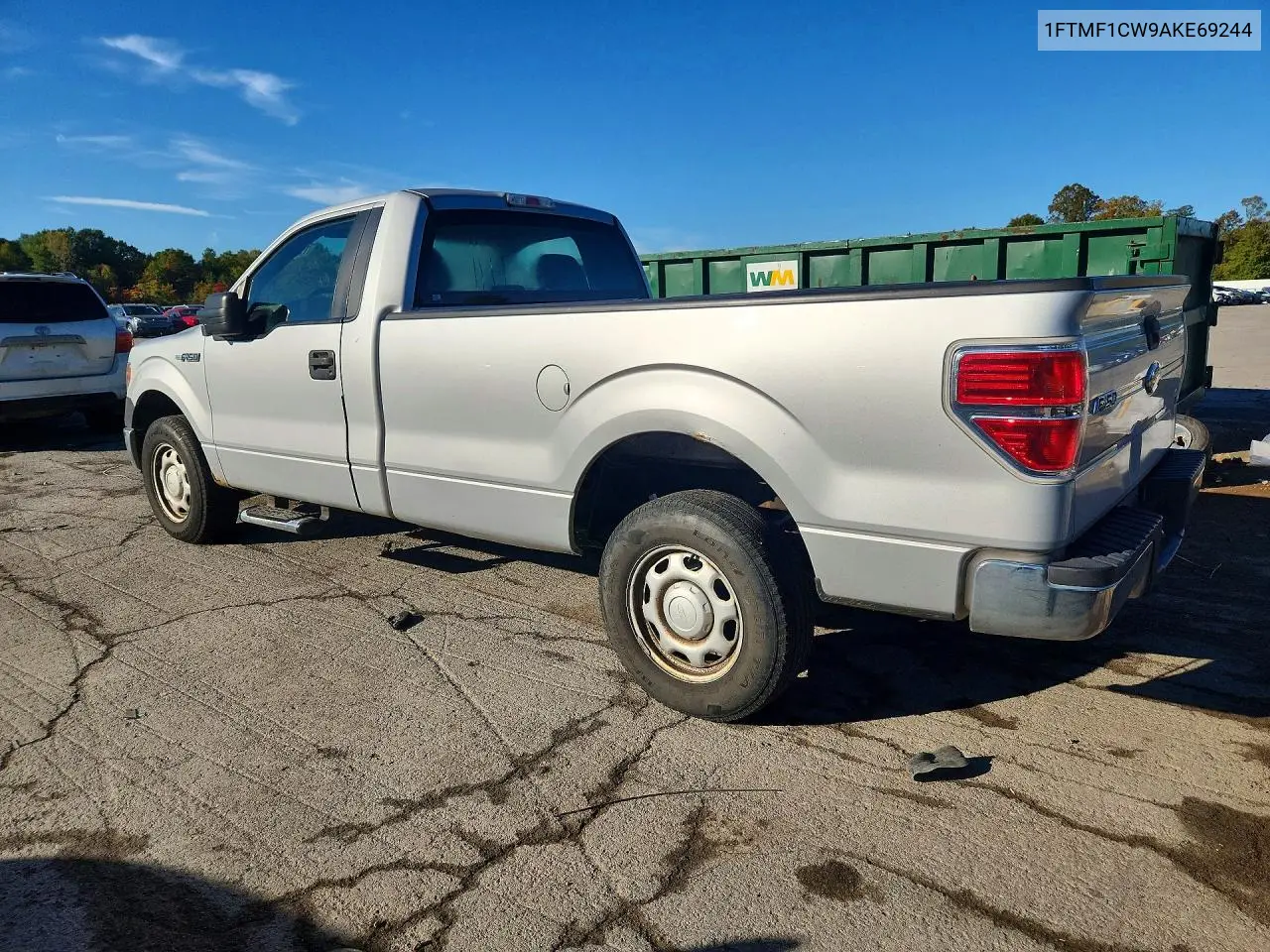 2010 FORD F-150 VIN 1FTMF1CW9AKE69244 — фото 2