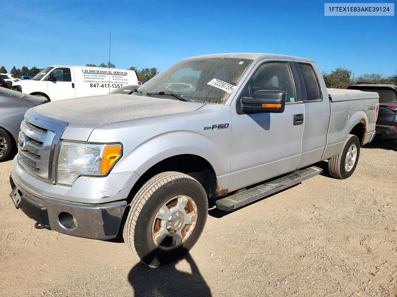 FORD F-150 2010, VIN 1FTEX1E83AKE39124