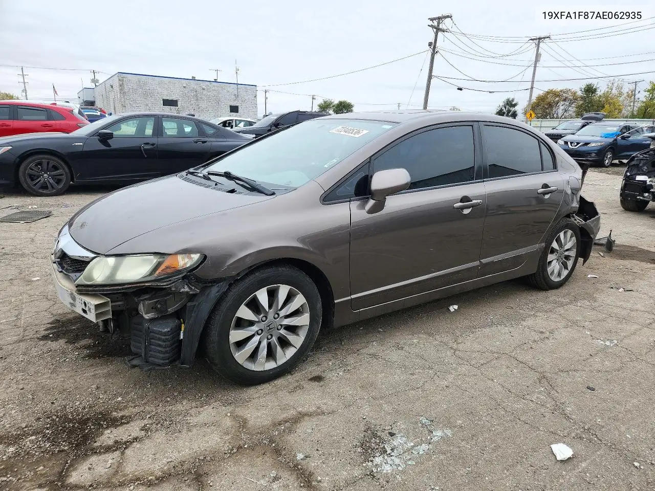 HONDA CIVIC 2010, VIN 19XFA1F87AE062935