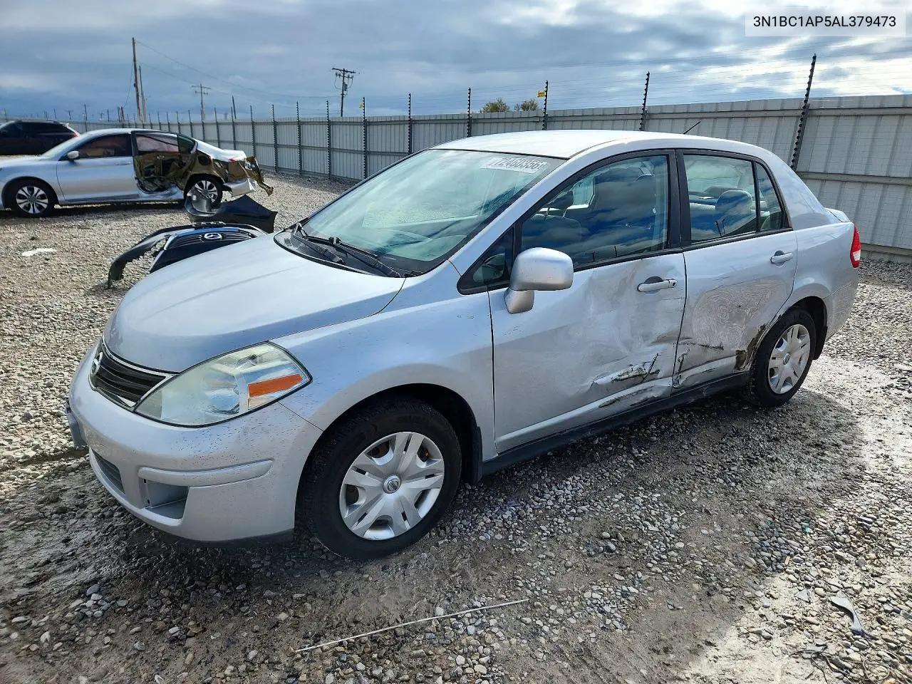 NISSAN VERSA 2010, VIN 3N1BC1AP5AL379473