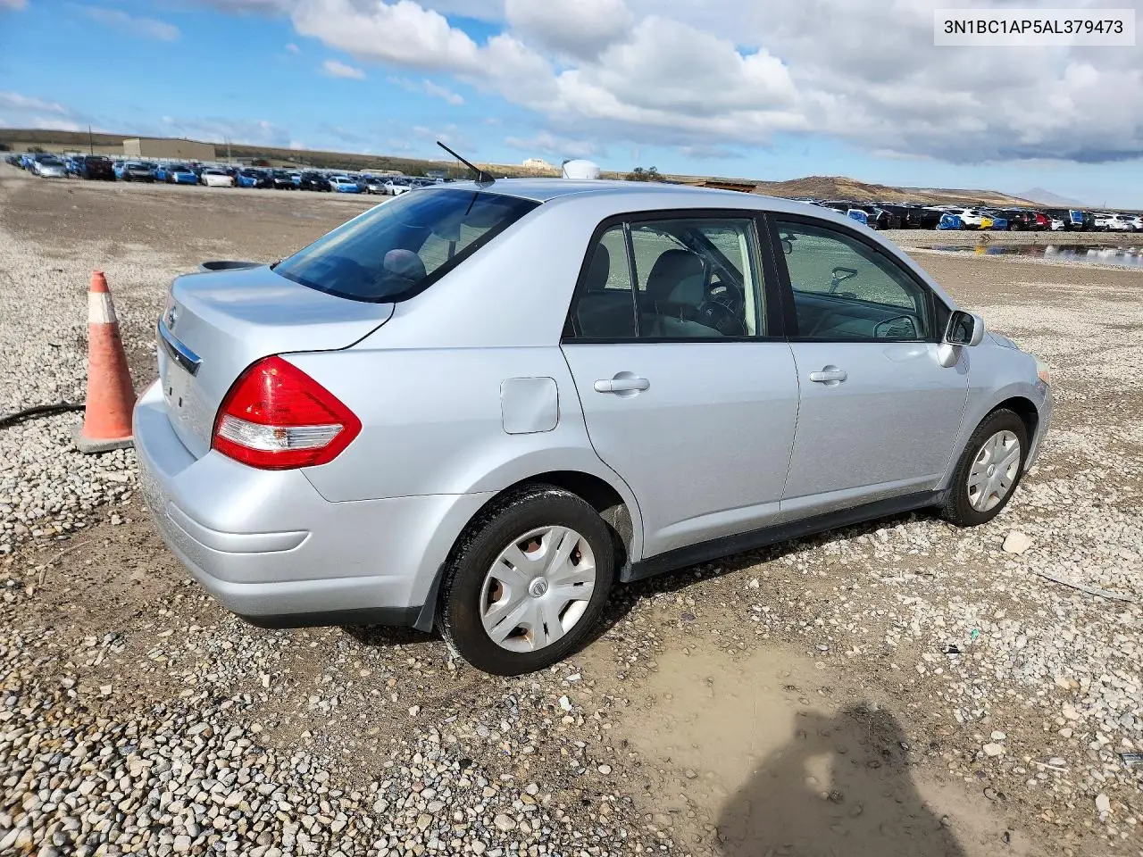 2010 NISSAN VERSA VIN 3N1BC1AP5AL379473 — фото 3