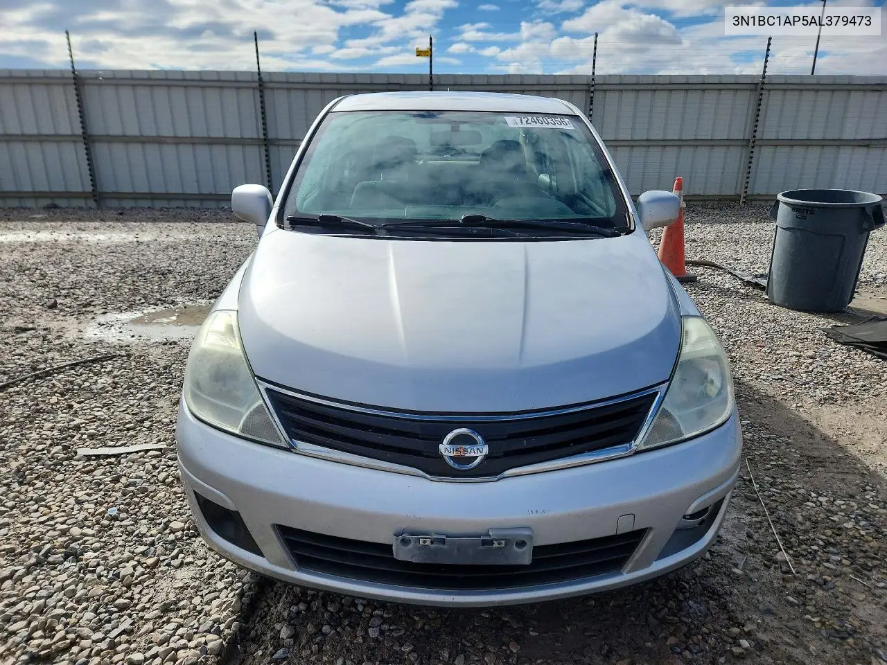 2010 NISSAN VERSA VIN 3N1BC1AP5AL379473 — фото 5