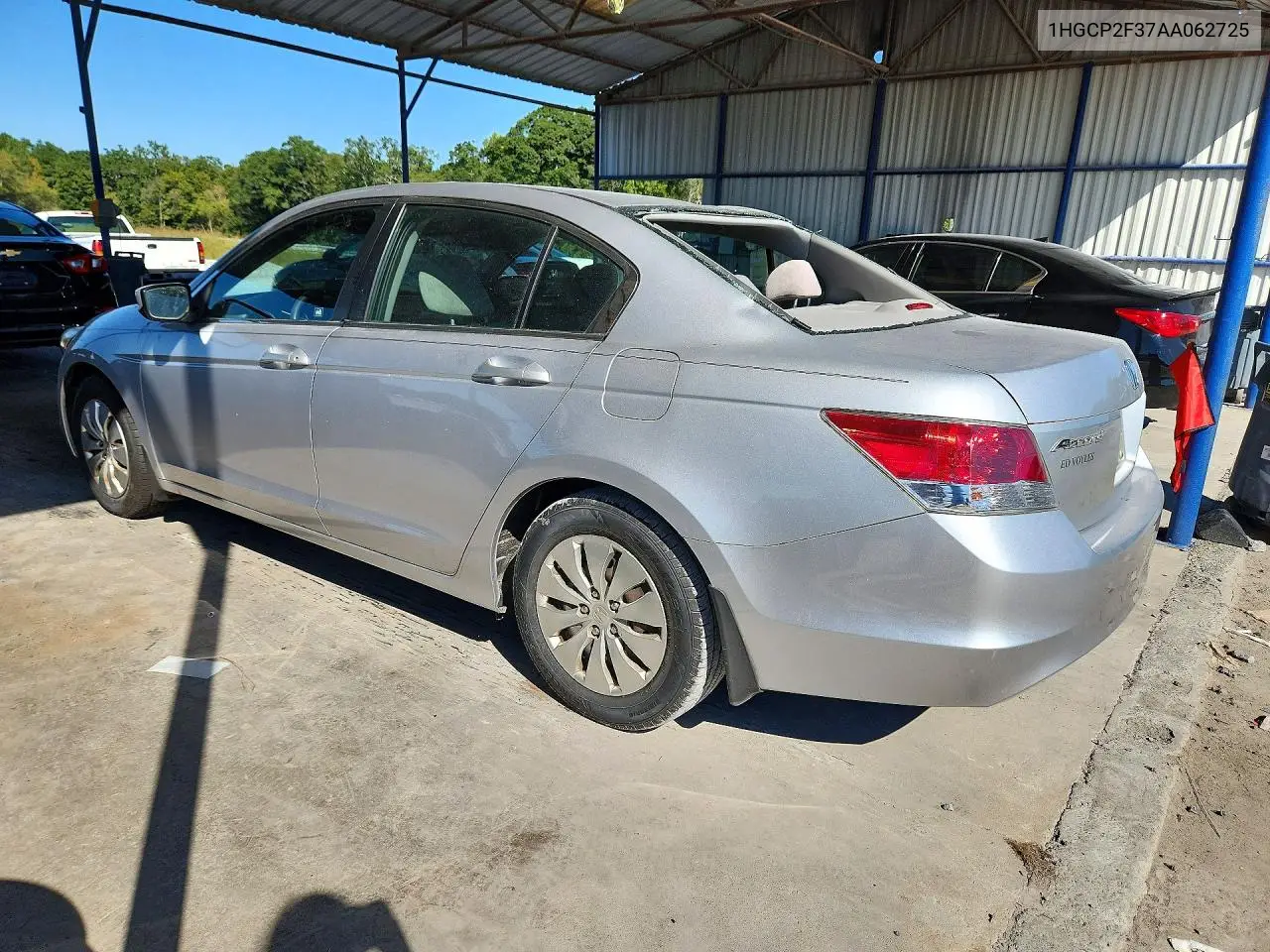 2010 HONDA ACCORD VIN 1HGCP2F37AA062725 — фото 2