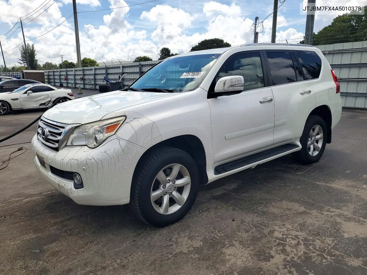 LEXUS GX 2010, VIN JTJBM7FX4A5010378