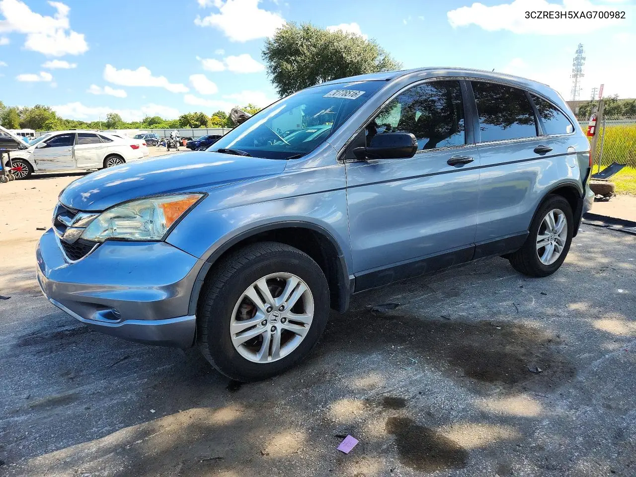 HONDA CR-V 2010, VIN 3CZRE3H5XAG700982