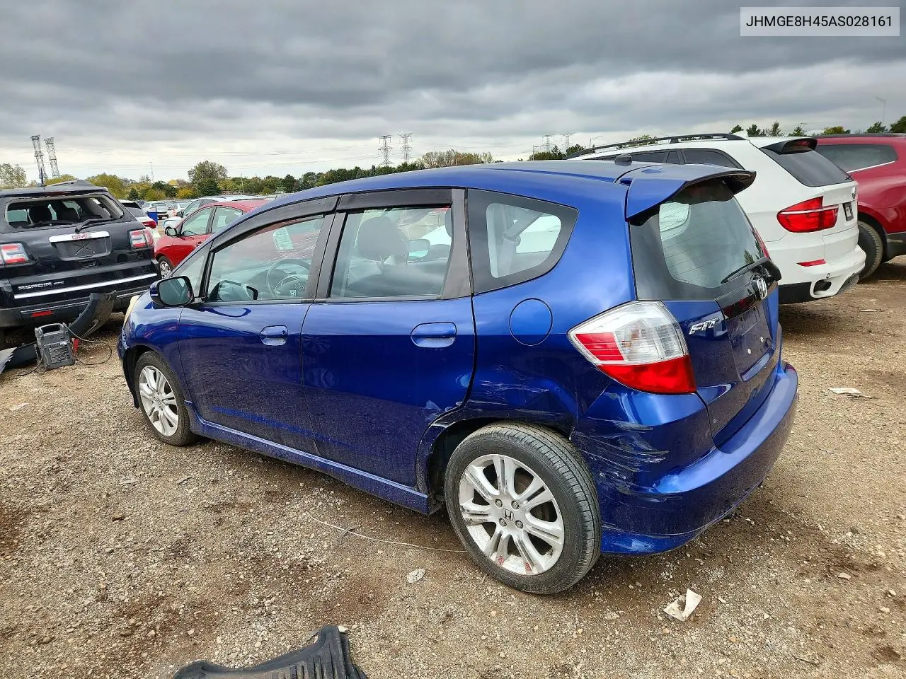 2010 HONDA FIT VIN JHMGE8H45AS028161 — фото 5