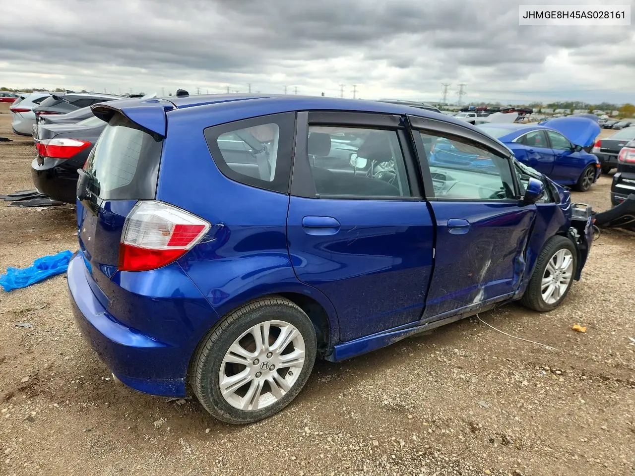 HONDA FIT 2010, VIN JHMGE8H45AS028161