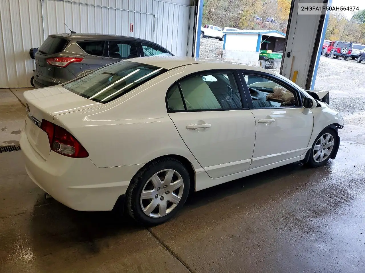 2010 HONDA CIVIC VIN 2HGFA1F50AH564374 — фото 3