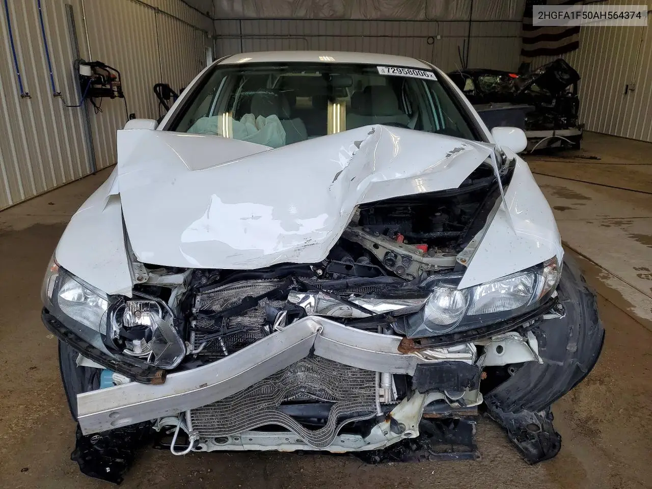 2010 HONDA CIVIC VIN 2HGFA1F50AH564374 — фото 5
