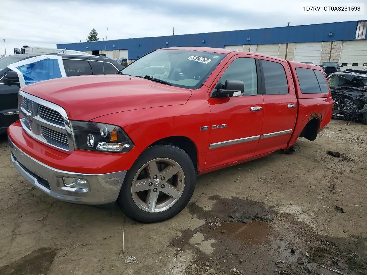 DODGE RAM 2010, VIN 1D7RV1CT0AS231593