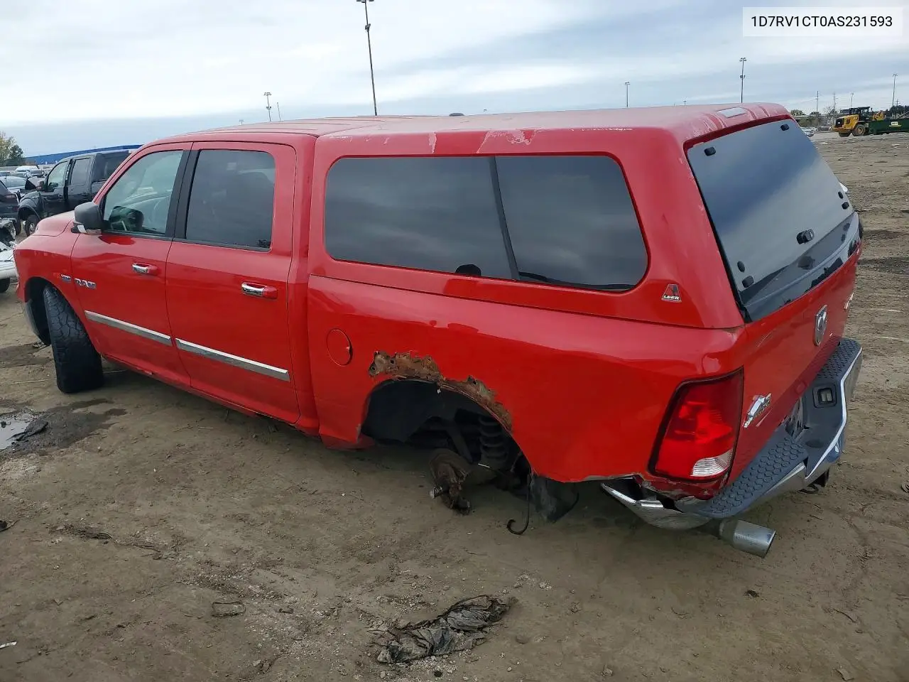 2010 DODGE RAM VIN 1D7RV1CT0AS231593 — фото 2