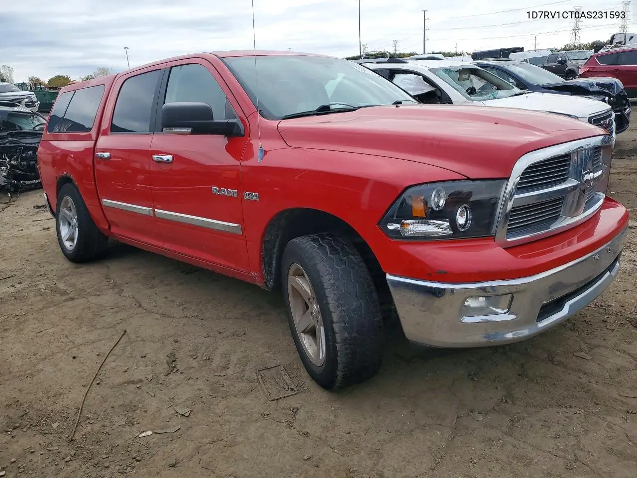 2010 DODGE RAM VIN 1D7RV1CT0AS231593 — фото 4