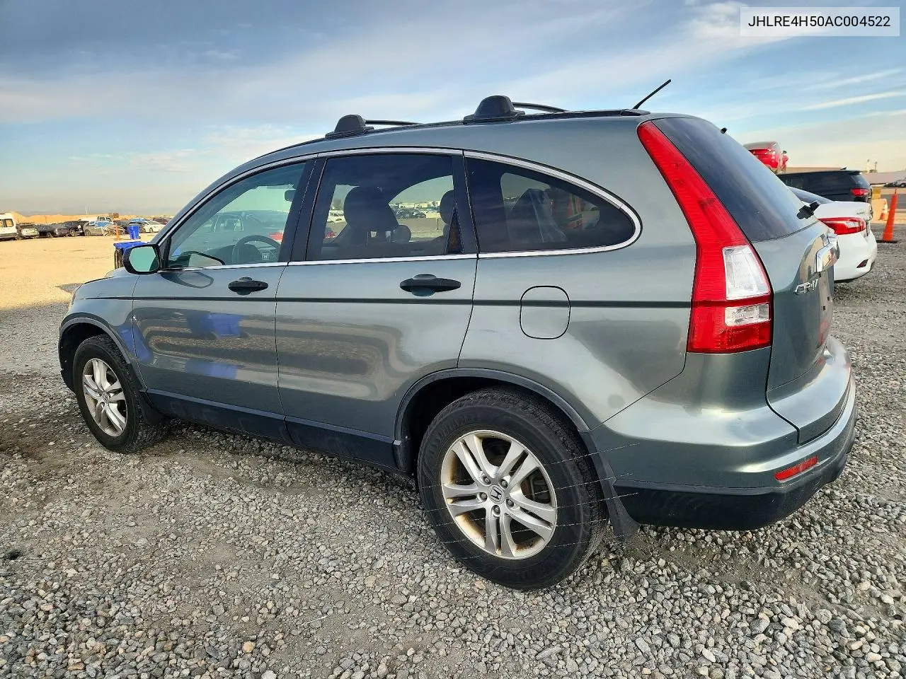 2010 HONDA CR-V VIN JHLRE4H50AC004522 — фото 2