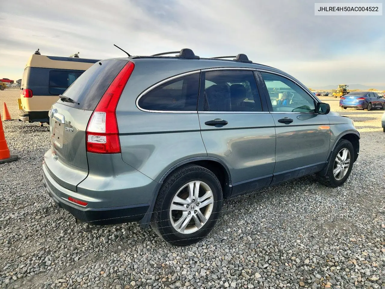 2010 HONDA CR-V VIN JHLRE4H50AC004522 — фото 3