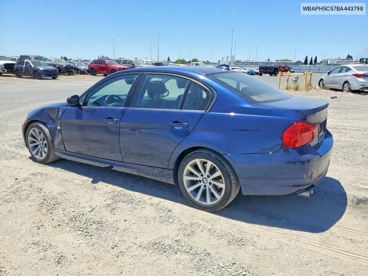 2011 BMW 3ER VIN WBAPH5C57BA443798 — фото 2