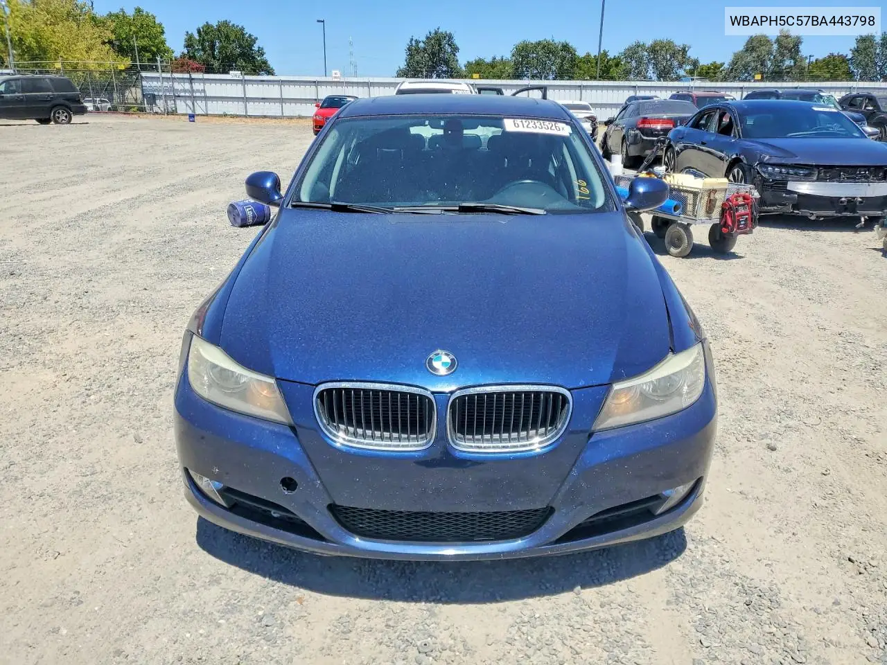 2011 BMW 3ER VIN WBAPH5C57BA443798 — фото 5