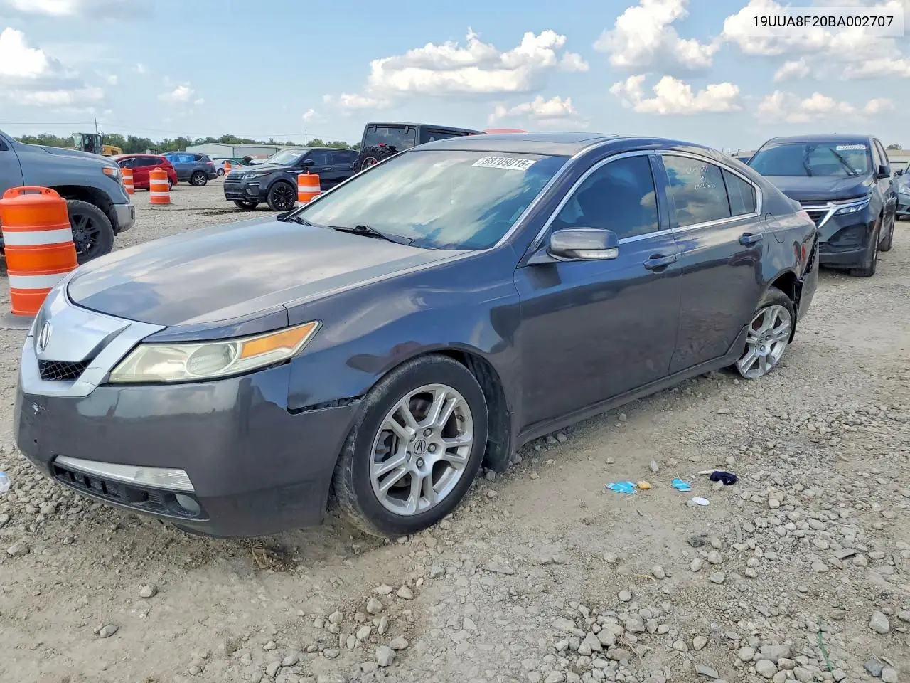 ACURA TL 2011, VIN 19UUA8F20BA002707