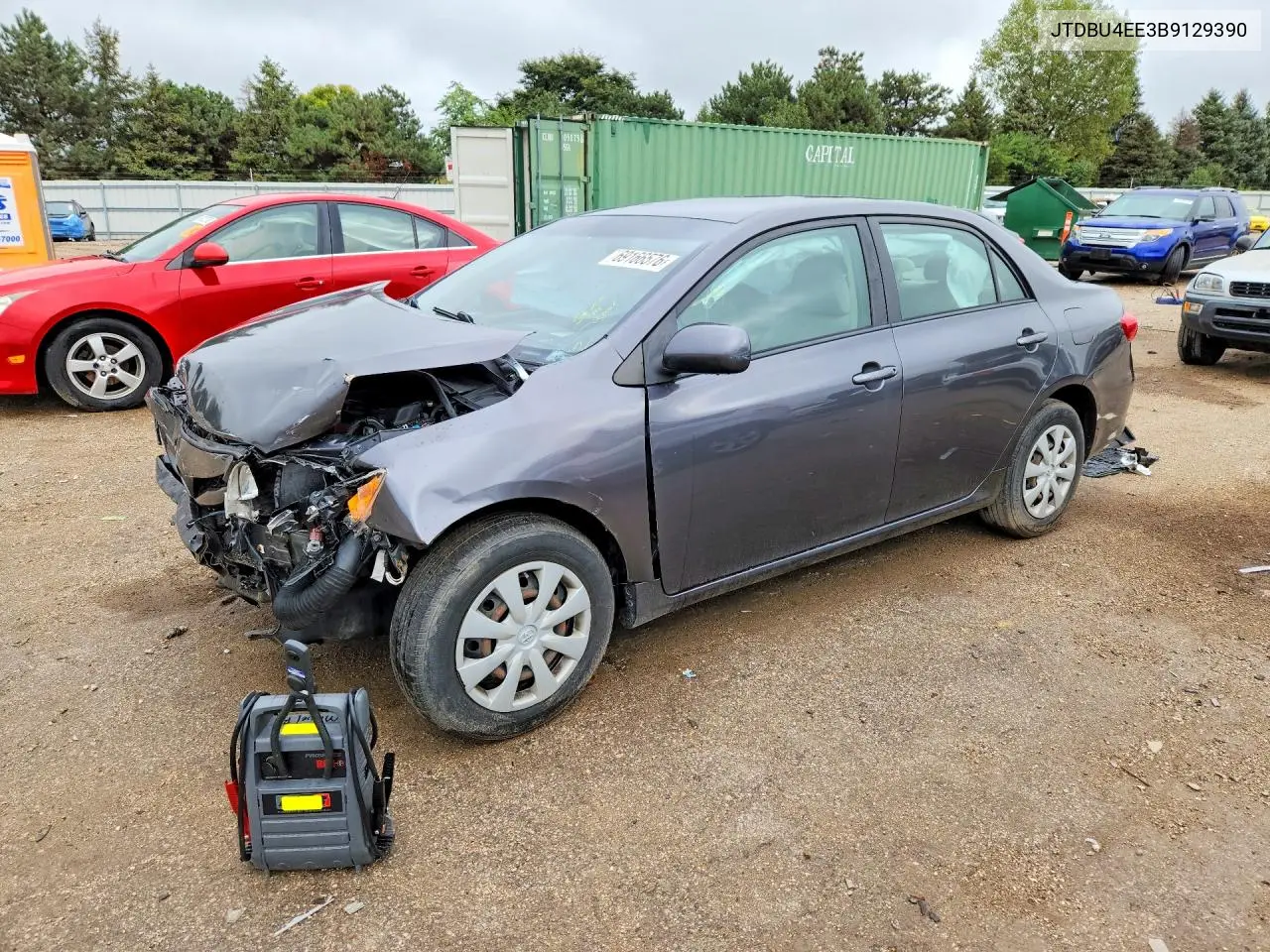 TOYOTA COROLLA 2011, VIN JTDBU4EE3B9129390