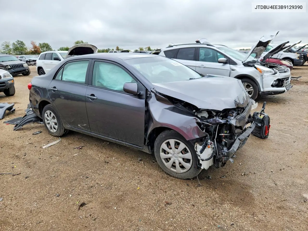 2011 TOYOTA COROLLA VIN JTDBU4EE3B9129390 — фото 4