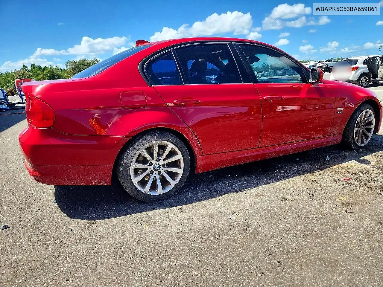 BMW 3ER 2011, VIN WBAPK5C53BA659861