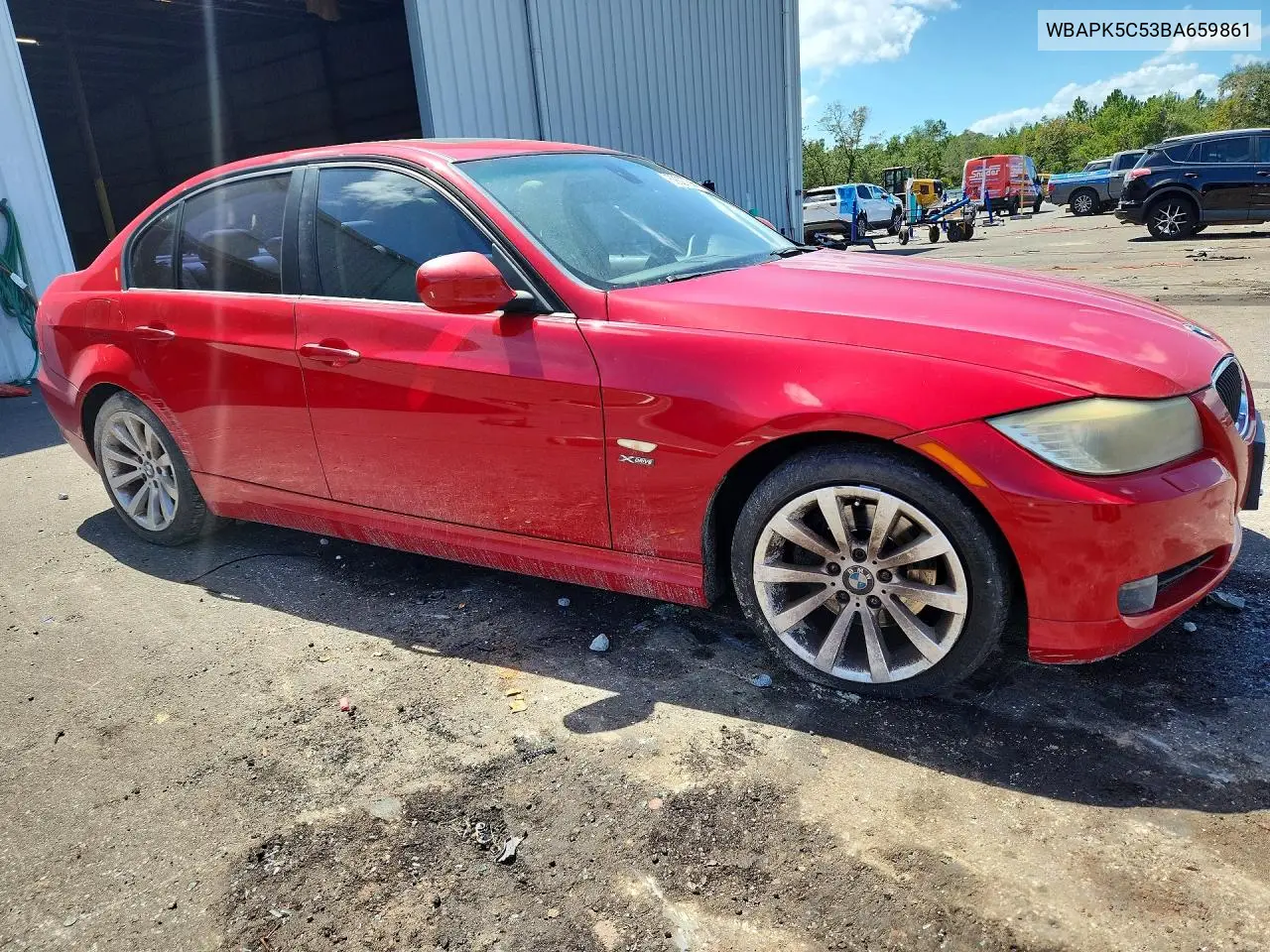 2011 BMW 3ER VIN WBAPK5C53BA659861 — фото 4
