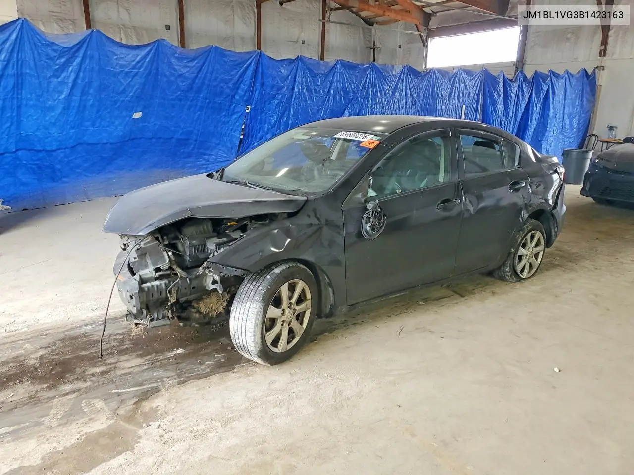 MAZDA 3 2011, VIN JM1BL1VG3B1423163