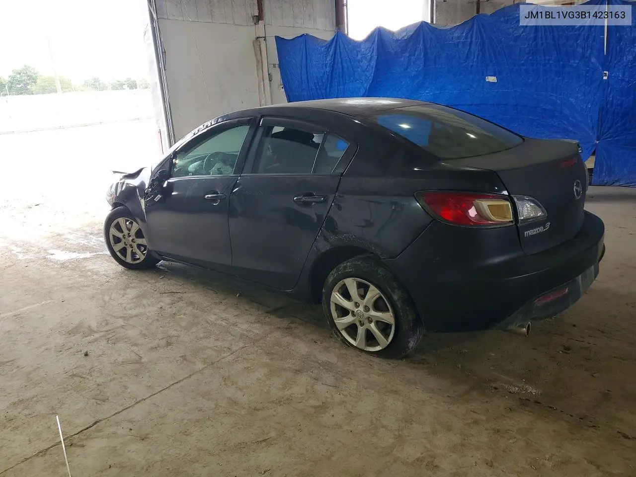 2011 MAZDA 3 VIN JM1BL1VG3B1423163 — фото 2
