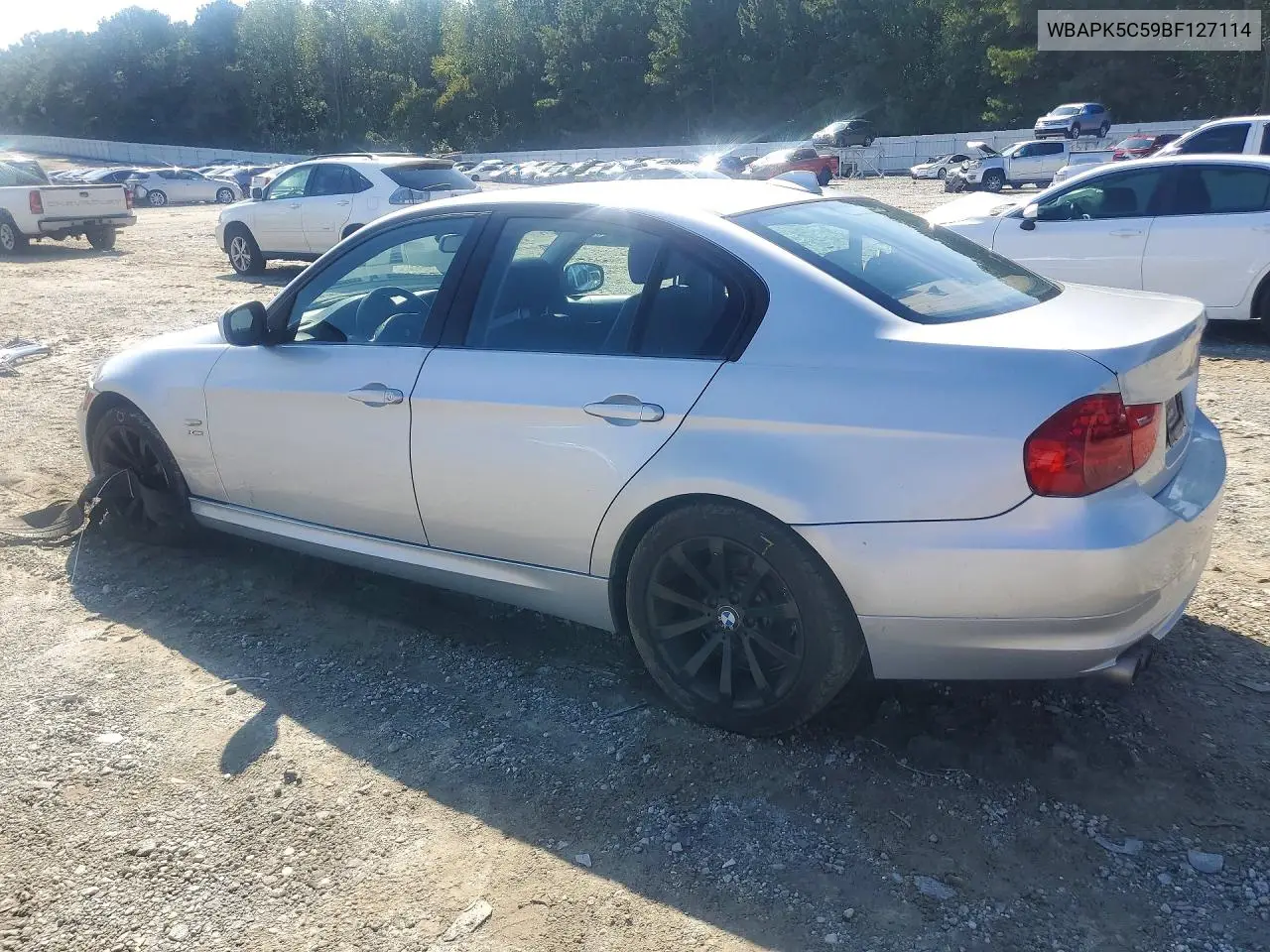 2011 BMW 3ER VIN WBAPK5C59BF127114 — фото 2