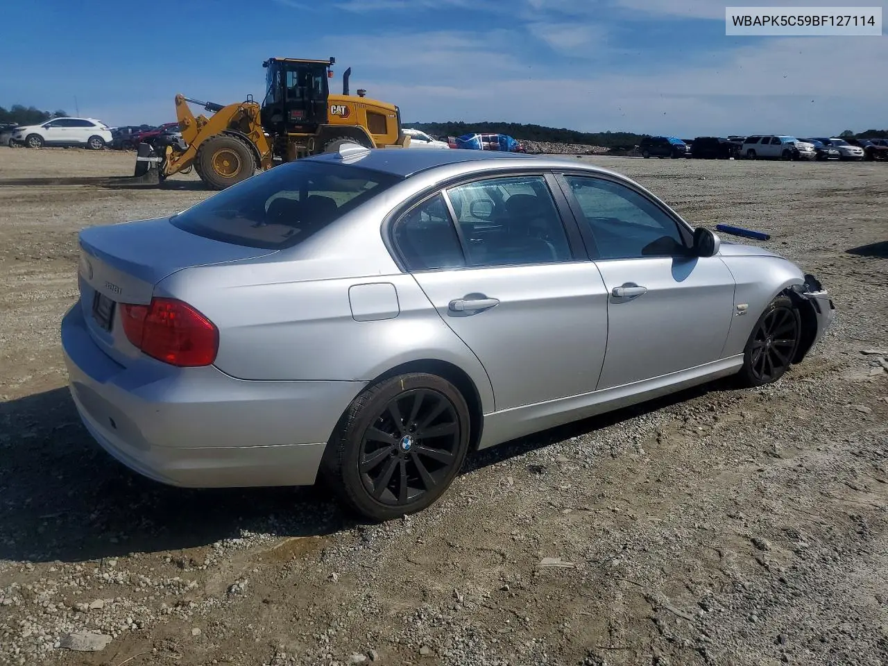 2011 BMW 3ER VIN WBAPK5C59BF127114 — фото 3