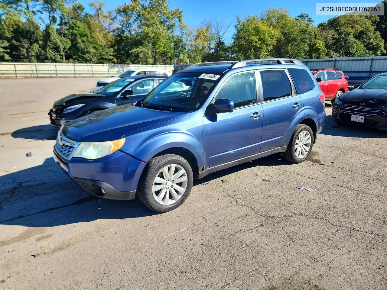 SUBARU FORESTER 2011, VIN JF2SHBEC0BH767661