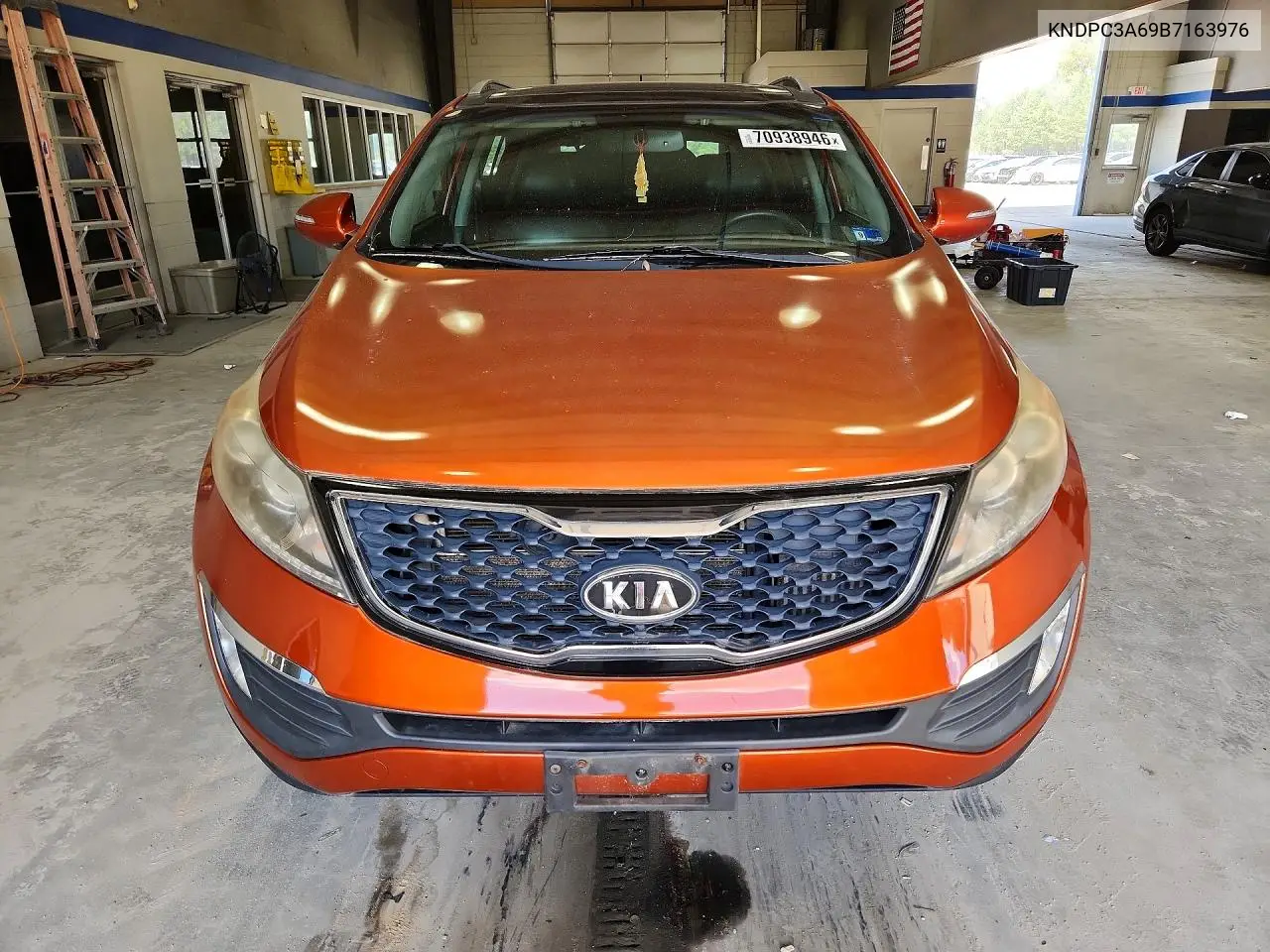 2011 KIA SPORTAGE VIN KNDPC3A69B7163976 — фото 5